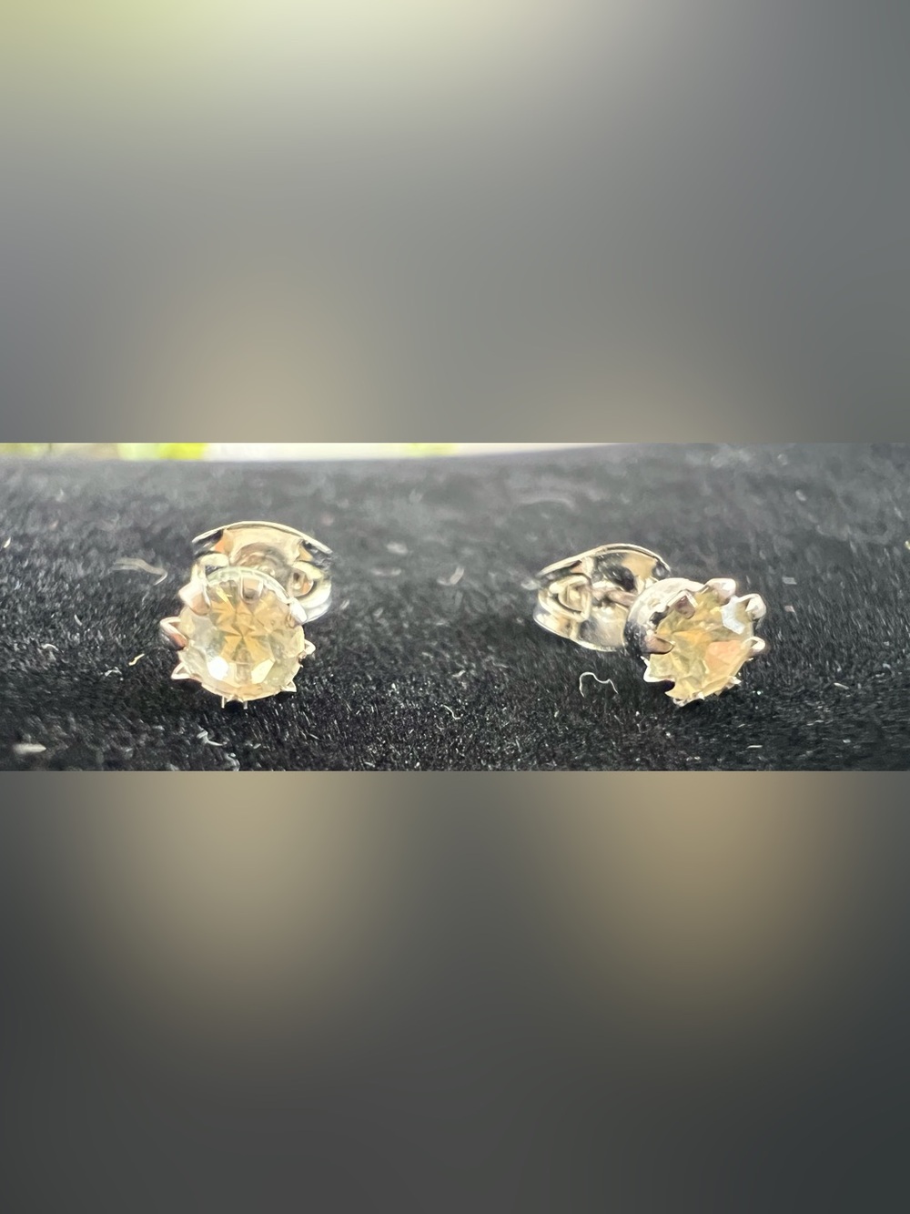 Gemstone Stud Earrings